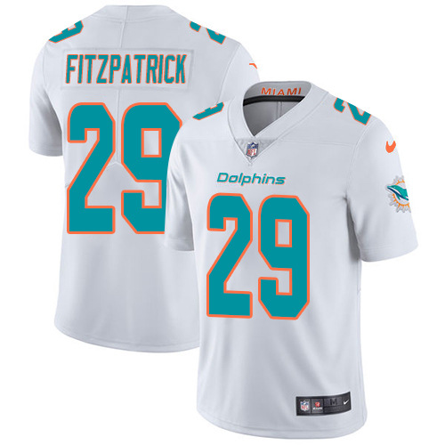 Nike Dolphins #29 Minkah Fitzpatrick White Men's Stitched NFL Vapor Untouchable Limited Jersey - Click Image to Close